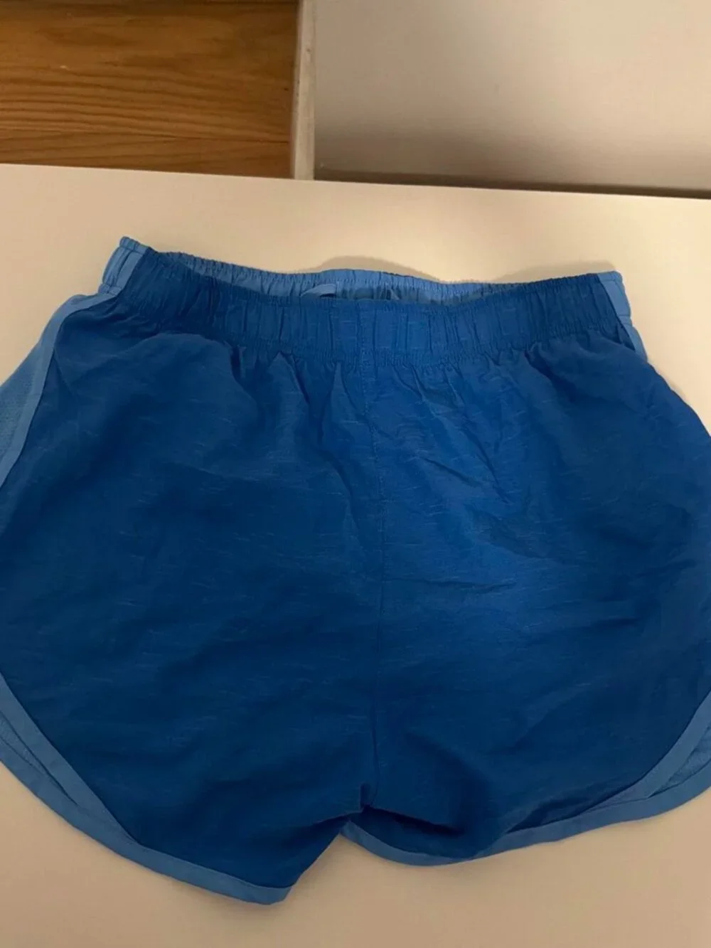 Nike blue running shorts